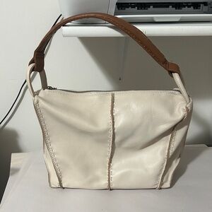 The Sak Cream and Brown Shoulder Bag